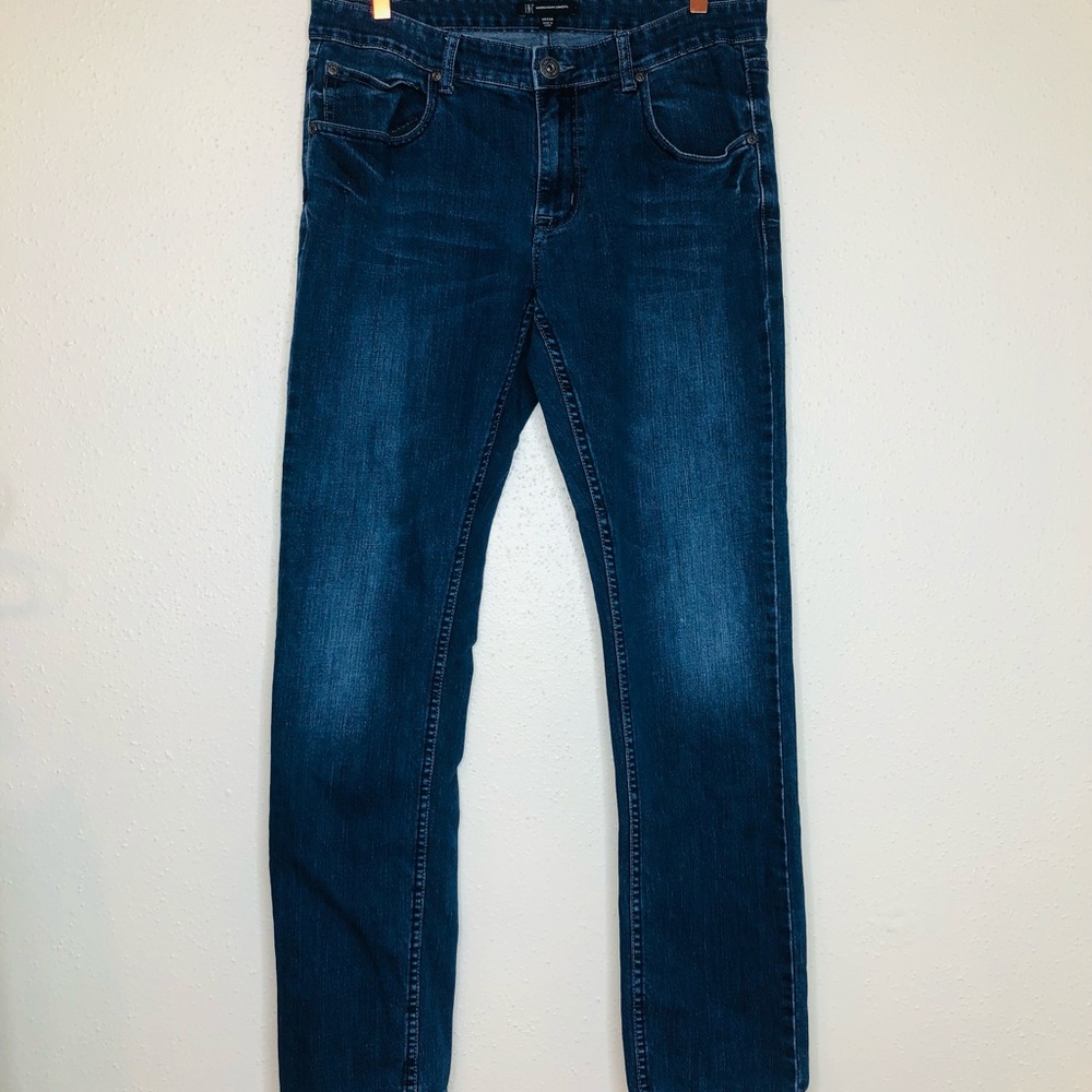 INC Medium Wash Straight Leg Jeans